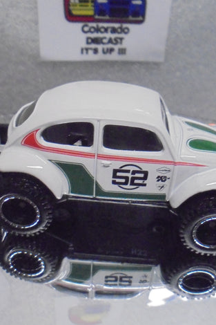 LOOSE HOT WHEELS WHITE VOLKSWAGEN BAJA BUG w/RR'S