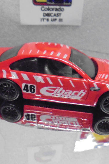 LOOSE HOT WHEELS RED BMW M3 (E46) w/RR'S