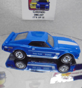 LOOSE HOT WHEELS BLUE MUSTANG BOSS 302 w/RR'S