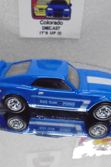 LOOSE HOT WHEELS BLUE MUSTANG BOSS 302 w/RR'S