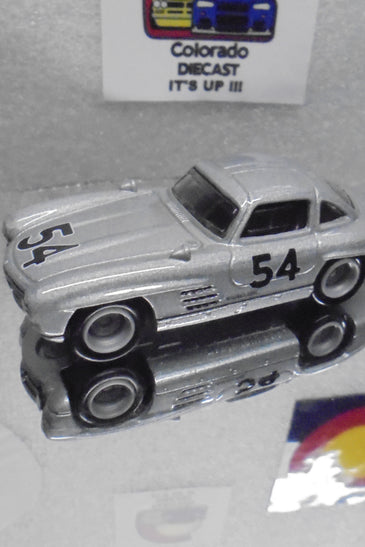 LOOSE HOT WHEELS GREY MERCEDES BENZ 300 SL w/RR'S