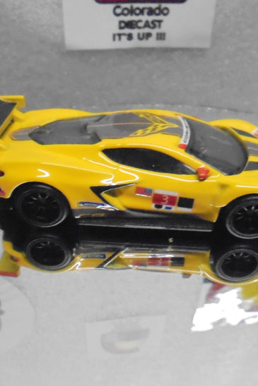 LOOSE HOT WHEELS YELLOW CORVETTE C8.R w/RR'S
