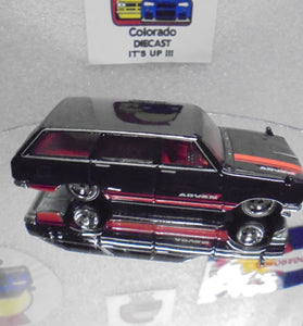 LOOSE HOT WHEELS BLACK ADVAN '69 NISSAN SKYLINE VAN w/RR'S