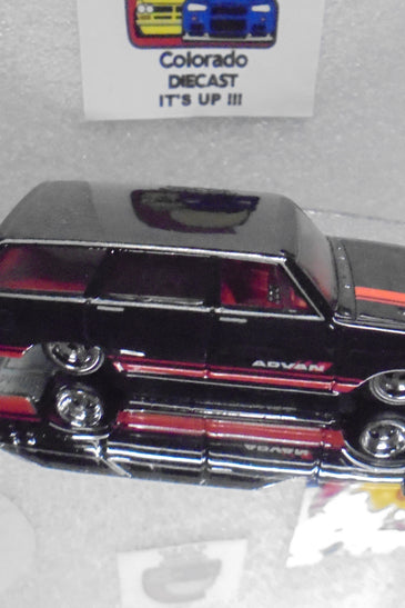 LOOSE HOT WHEELS BLACK ADVAN '69 NISSAN SKYLINE VAN w/RR'S