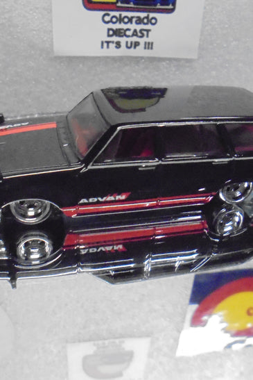 LOOSE HOT WHEELS BLACK ADVAN '69 NISSAN SKYLINE VAN w/RR'S