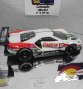 LOOSE HOT WHEELS CASTROL 2016 FORD GT RACE w/RR'S