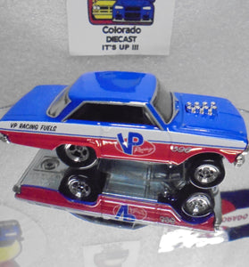 LOOSE HOT WHEELS BLUE '63 CHEVY NOVA w/RR'S