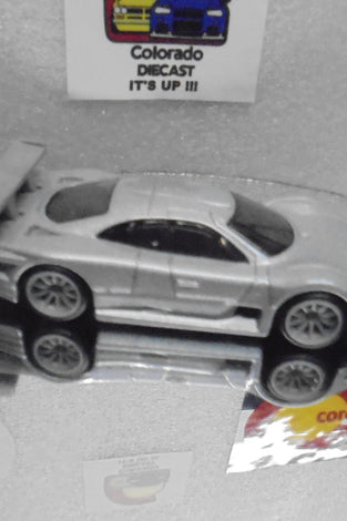 LOOSE HOT WHEELS GREY 1997 MERCEDES-BENZ CLK GTR w/RR'S