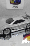 LOOSE HOT WHEELS GREY 1997 MERCEDES-BENZ CLK GTR w/RR'S