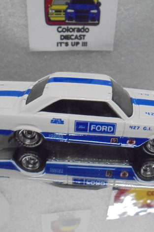 LOOSE HOT WHEELS WHITE '65 FORD GALAXIE w/RR'S