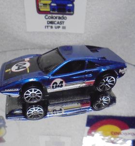 LOOSE HOT WHEELS FINAL RUN BLUE FERRARI 308
