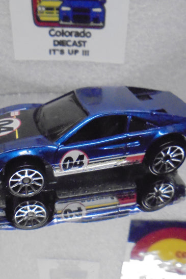 LOOSE HOT WHEELS FINAL RUN BLUE FERRARI 308