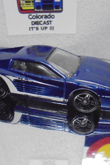 LOOSE HOT WHEELS BLUE FERRARI F512m