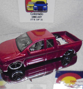 LOOSE HOT WHEELS RED NISSAN TITAN TRUCK