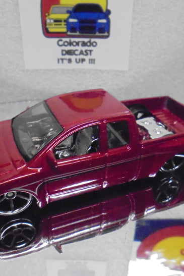 LOOSE HOT WHEELS RED NISSAN TITAN TRUCK