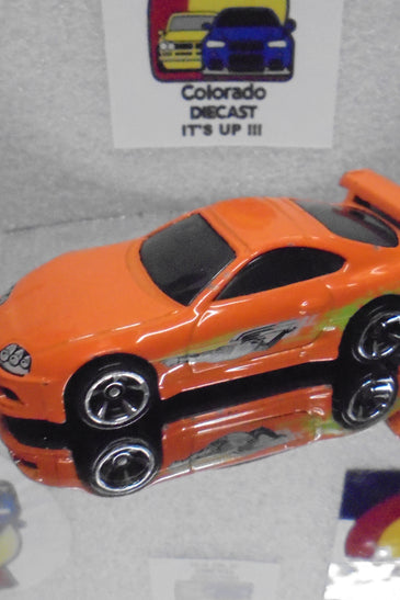 LOOSE HOT WHEELS ORANGE F&F TOYOTA SUPRA
