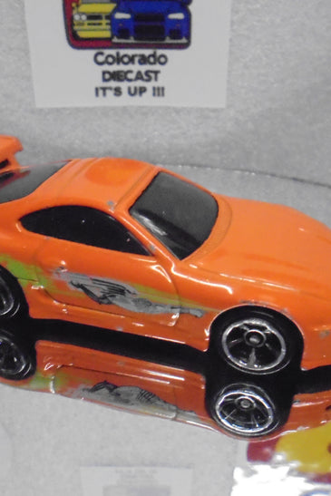 LOOSE HOT WHEELS ORANGE F&F TOYOTA SUPRA