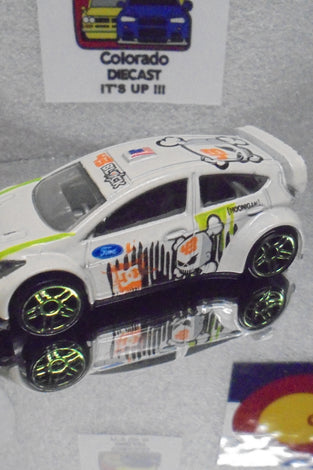 LOOSE HOT WHEELS WHITE KEN BLOCK '12 FORD FIESTA