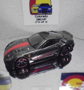 LOOSE HOT WHEELS DARK GREY FERRARI 599XX