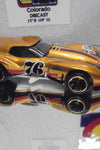LOOSE HOT WHEELS GOLD '76 GREENWOOD CORVETTE