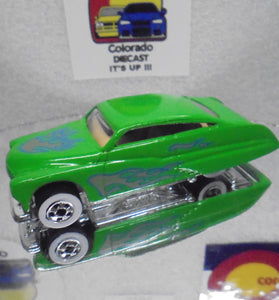 LOOSE HOT WHEELS MEAN GREEN PURPLE PASSION w/WHITE WALLS