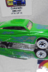 LOOSE HOT WHEELS MEAN GREEN PURPLE PASSION w/WHITE WALLS