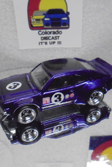 LOOSE HOT WHEELS PURPLE MAZDA RX-3 w/RR'S