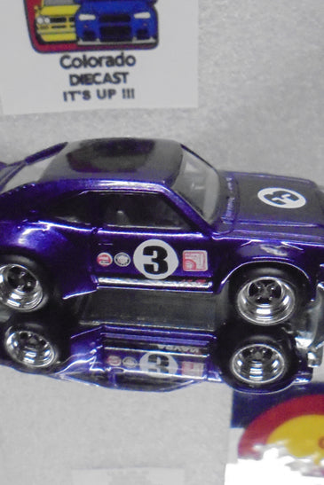 LOOSE HOT WHEELS PURPLE MAZDA RX-3 w/RR'S