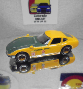 LOOSE HOT WHEELS YELLOW/GREEN TOYOTA 20000GT w/RR'S
