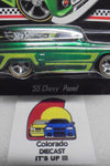 HOT WHEELS RLC 2012 Collector Edition Green '55 Chevy Panel Truck