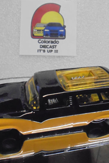 Hot Wheels Phil's Garage CHASE Black/Yellow 8 Crate w/Real Riders