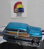 Hot Wheels Larry's Garage CHASE Aqua Purple Passion Woodie w/Real Riders