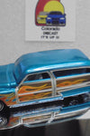 Hot Wheels Larry's Garage CHASE Aqua Purple Passion Woodie w/Real Riders