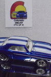 Hot Wheels Phil's Garage CHASE Blue '69 Camaro w/Real Riders