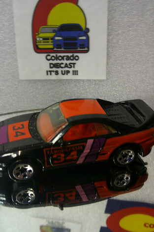 LOOSE HOT WHEELS BLACK TOYOTA MR2