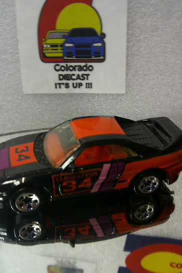 LOOSE HOT WHEELS BLACK TOYOTA MR2