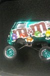 DEMON KING AUTO GREEN CHROME M&M'S LIFTED KOOL KOMBI w/M&M's POUCH