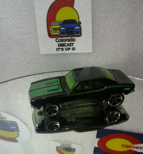 LOOSE HOT WHEELS BLACK 1967 CHEVY CAMARO w/OPENING HOOD