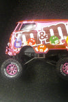 DEMON KING AUTO PINK CHROME M&M'S LIFTED KOOL KOMBI w/M&M's POUCH