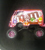 DEMON KING AUTO PINK CHROME M&M'S LIFTED KOOL KOMBI w/M&M's POUCH