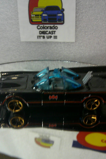LOOSE HOT WHEELS BLACK 1966 TV SERIES BATMOBILE w/FTE'S