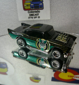 LOOSE HOT WHEELS BLACK ROBO ZOO '57 CHEVY BEL AIR 5 PACK EXC.