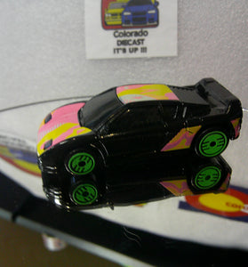 LOOSE HOT WHEELS BLACK REVEALERS ZENDER FACT 4 w/GREEN ULTRA HOTS