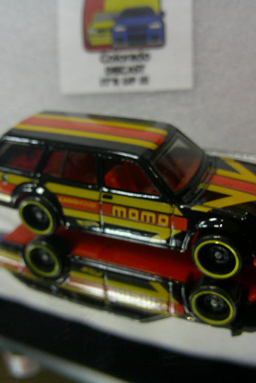 LOOSE HOT WHEELS BLACK MOMO '71 DATSUN 510 WAGON