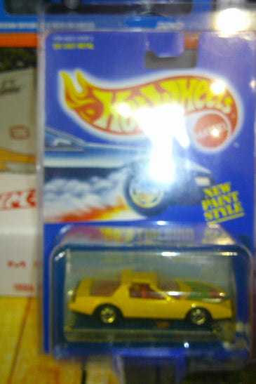 HOT WHEELS #23 YELLOW 80'S FIREBIRD w/BLACKWALLS