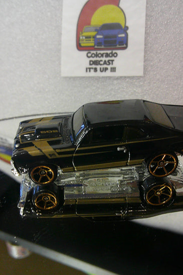 LOOSE HOT WHEELS BLACK '68 CHEVY NOVA w/FTE'S