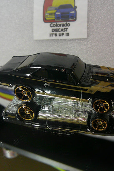 LOOSE HOT WHEELS BLACK '68 CHEVY NOVA w/FTE'S