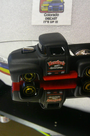 LOOSE HOT WHEELS MATTE BLACK CUSTOM '56 FORD TRUCK