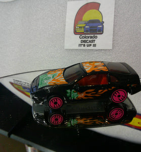 LOOSE HOT WHEELS BLACK REVEALERS NISSAN CUSTOM Z w/PINK ULTRA HOTS