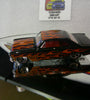 LOOSE HOT WHEELS BLACK w/FLAMES '66 CHEVY NOVA